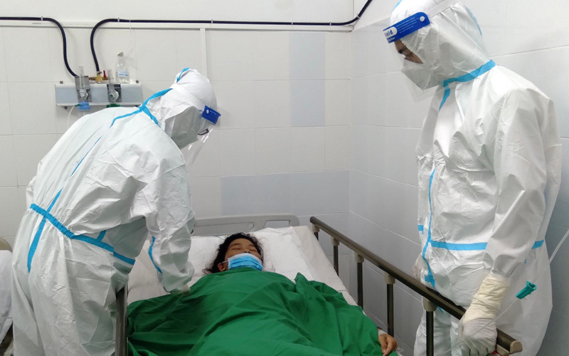 Bệnh nhân N.T.K.T hiện tỉnh, sinh tồn ổn định sau khi can thiệp nội mạch máu não.