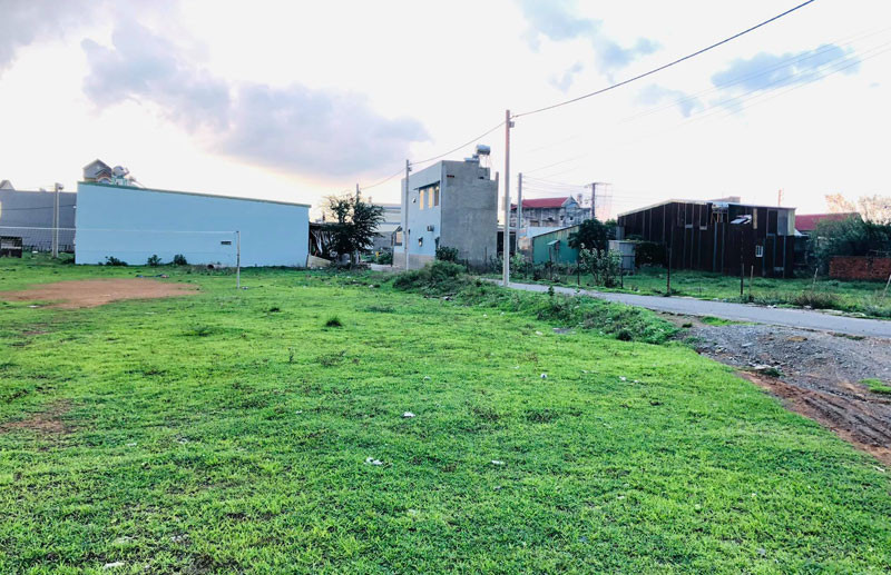 Khu đất ở khu phố Cầu Hang, nơi có 43 hộ dân khiếu nại kéo dài về việc không được cấp giấy phép xây dựng.