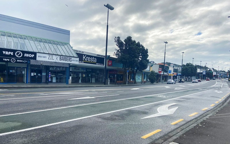 Đường phố Wellington, New Zealand, ngày 20/8. (Ảnh: Reuters)