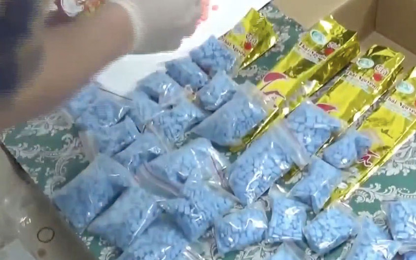 Số ma túy thu giữ tại phòng điều trị của đối tượng Quý. (Ảnh: cơ quan Công an cung cấp).