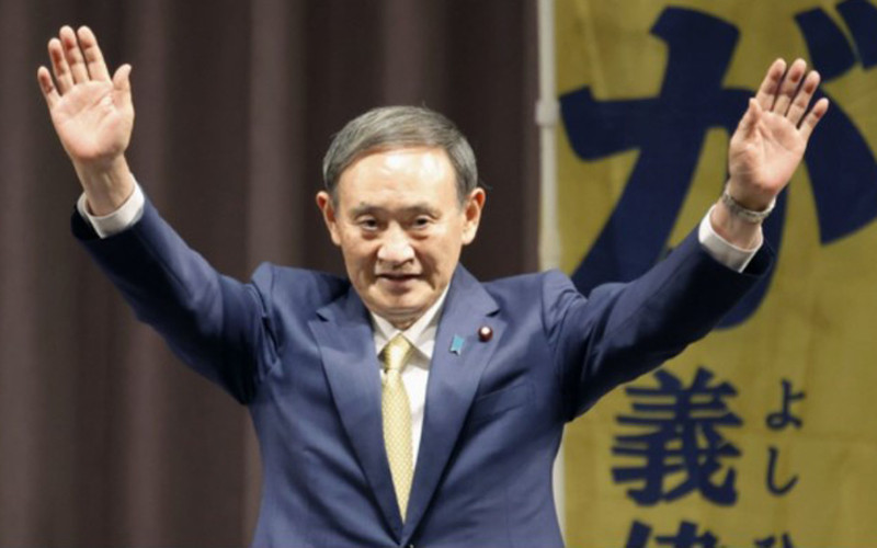 Ông Yoshihide Suga. (Ảnh: Kyodo News)