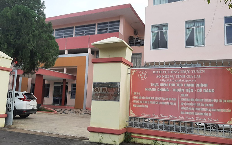 Trụ sở Sở Nội vụ tỉnh Gia Lai.