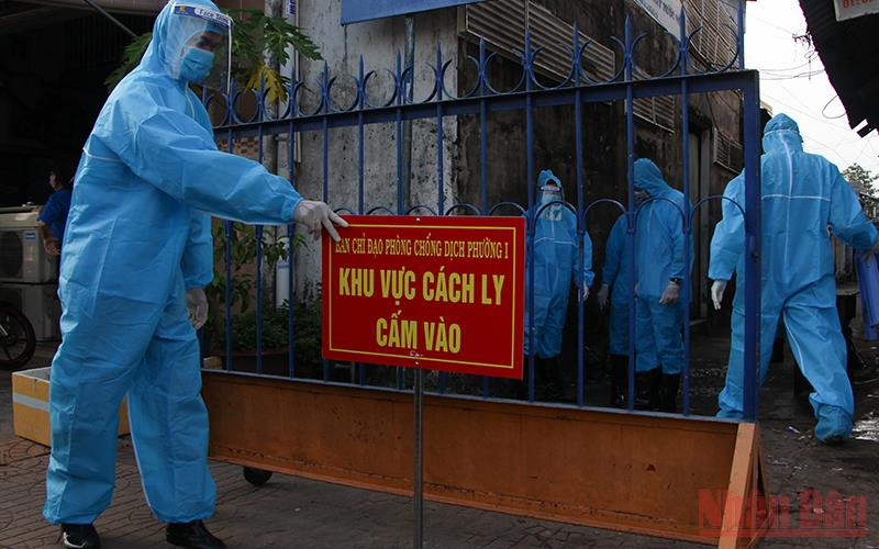 Nhiều ấp, khu vực có F0 được cách ly y tế.