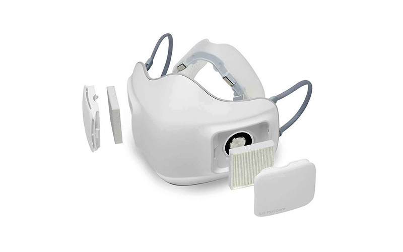Khẩu trang PuriCare chạy bằng pin mới của hãng LG.