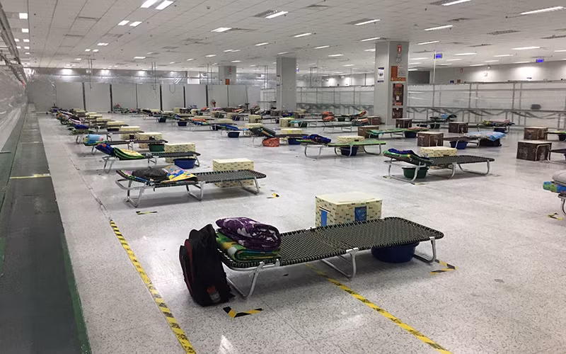 Chỗ ở cho công nhân được bố trí trong Công ty AAC.