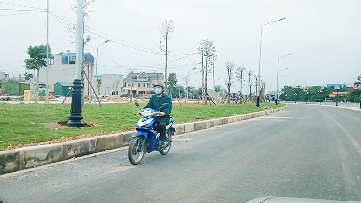 Hạ tầng Khu dân cư số 1 đường Việt Bắc (TP Thái Nguyên) đến nay mới cơ bản hoàn thiện, nhưng đã được bán đấu giá đất ở từ năm 2018.