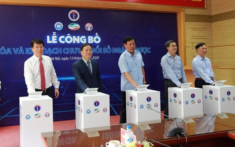 Lễ công bố số hóa và kế hoạch chuyển đổi số ngành dược do Bộ Y tế tổ chức.