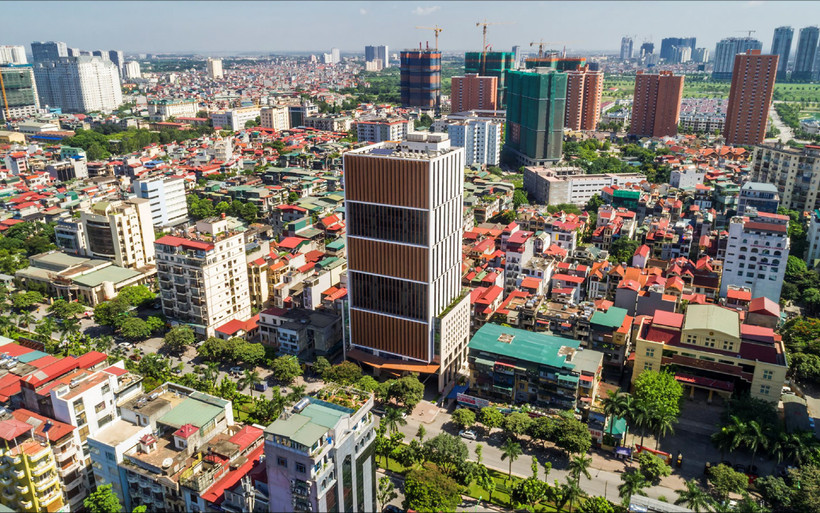 Tòa nhà trụ sở của VSD tại đường Hoàng Quốc Việt. (ẢNH: VGBC)