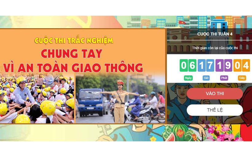 Gần 7.000 trả lời đúng 10 câu hỏi thi “Chung tay vì an toàn giao thông” tuần thứ ba