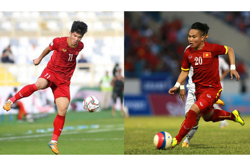 Ngân Văn Đại (trái) và Trần Phi Sơn (phải) được triệu tập bổ sung vào đội tuyển Việt Nam. (Ảnh: VFF)