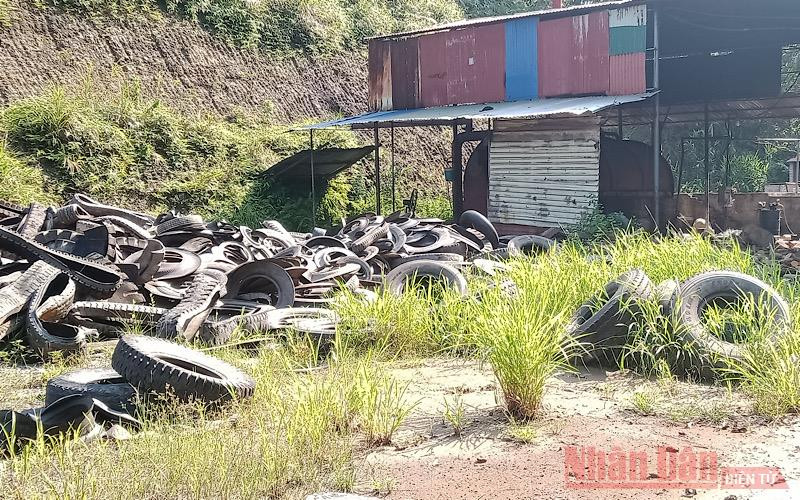 Xưởng sản xuất dầu DO được xây dựng trên hàng nghìn m2 đất lâm nghiệp