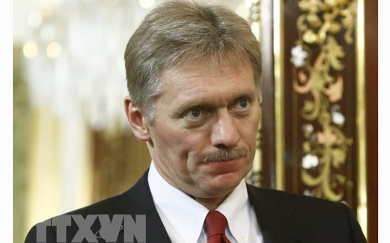 Người phát ngôn Điện Kremlin Dmitry Peskov tại một cuộc họp ở Moskva. (Ảnh: AFP/TTXVN)