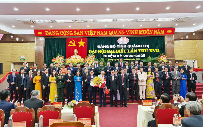 Ban Chấp hành Đảng bộ tỉnh Quảng Trị khóa 17, nhiệm kỳ 2020 - 2025.