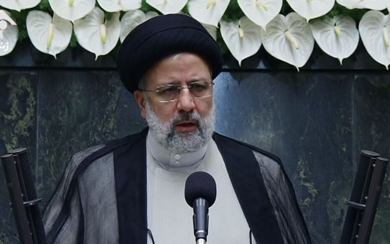 Tổng thống mới của Iran Ebrahim Raisi tuyên thệ nhậm chức trước Quốc hội nước này, ở Tehran, ngày 5/8. (Ảnh: IRNA)