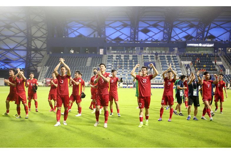 Đội tuyển quốc gia Việt Nam. (Ảnh: VFF)