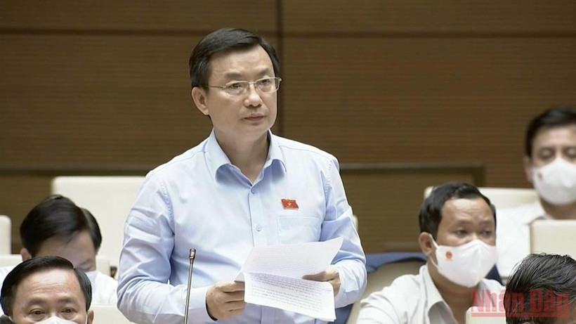 Ông Phạm Trọng Nhân, Phó Trưởng đoàn Đoàn đại biểu Quốc hội tỉnh Bình Dương. (Ảnh: TRỊNH BÌNH)