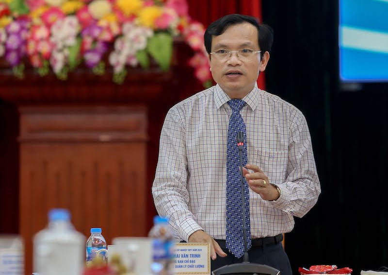 Cục trưởng Cục Quản lý chất lượng, Bộ GD-ĐT Mai Văn Trinh.