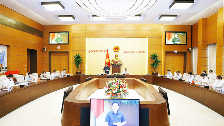 Toàn cảnh cuộc họp. Ảnh: VGP/NGUYỄN HOÀNG