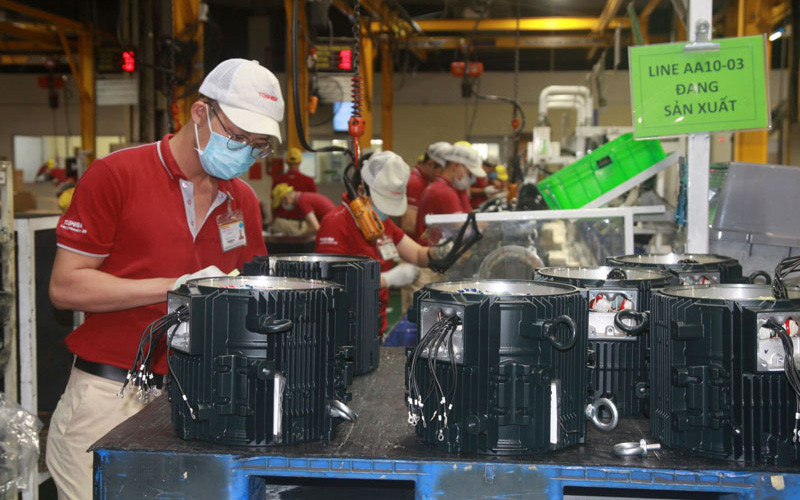 Lao động tại một doanh nghiệp ở khu công nghiệp Amata, Đồng Nai. (Ảnh minh họa: Thiên Vương)