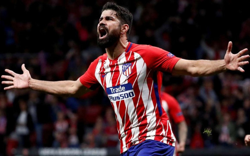 Diego Costa chia tay Atletico sau 215 lần khoác áo, 83 bàn và 36 kiến tạo. (Ảnh: Getty Images)
