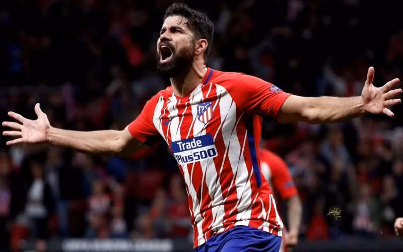 Diego Costa chia tay Atletico sau 215 lần khoác áo, 83 bàn và 36 kiến tạo. (Ảnh: Getty Images)