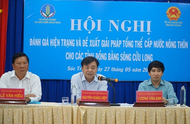 Hội nghị đánh giá hiện trạng và giải pháp tổng thể cấp nước nông thôn cho các tỉnh vùng ĐBSCL.