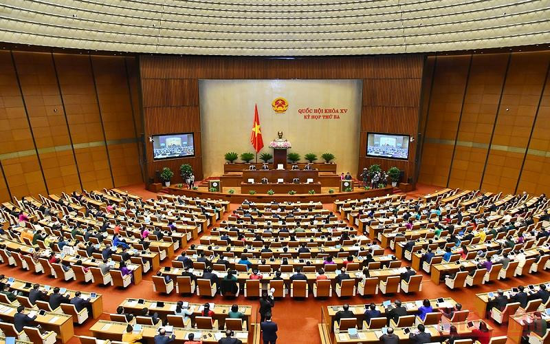 Toàn cảnh phiên khai mạc Kỳ họp thứ 3, Quốc hội khóa XV.