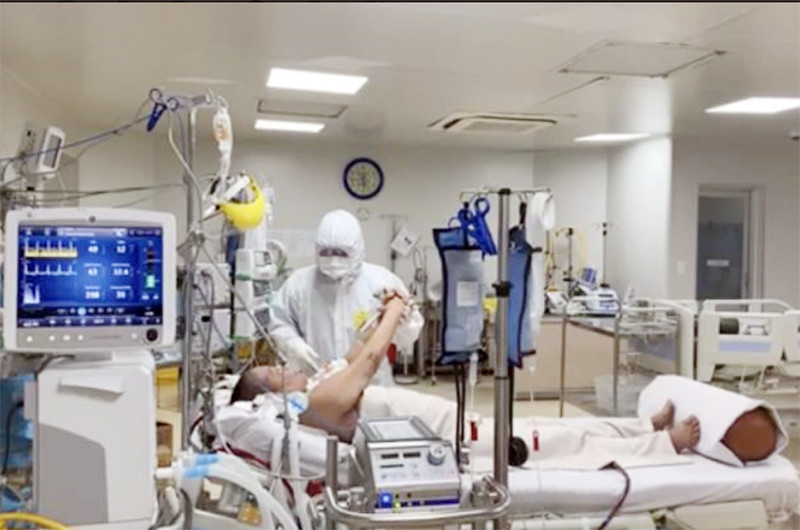 BN2983 đã cai ECMO. (Ảnh: Bệnh viện cung cấp)