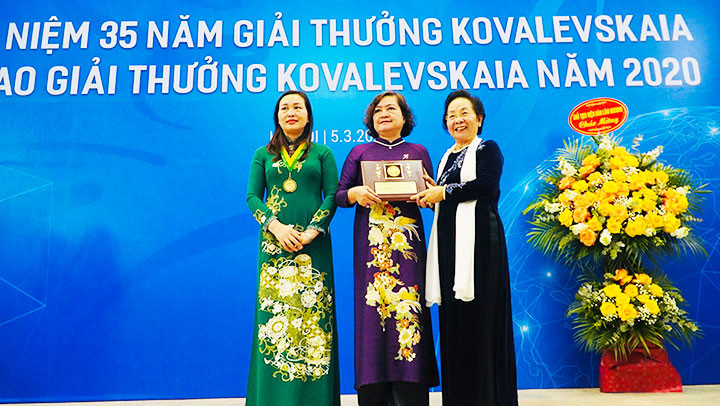 Trao Giải thưởng Kovalevskaia năm 2020