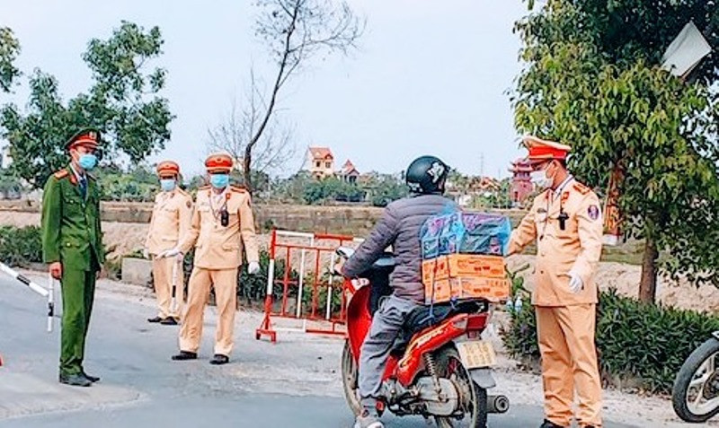 Phong tỏa xóm 4, thôn Lôi Động, xã Hoàng Động (huyện Thủy Nguyên).