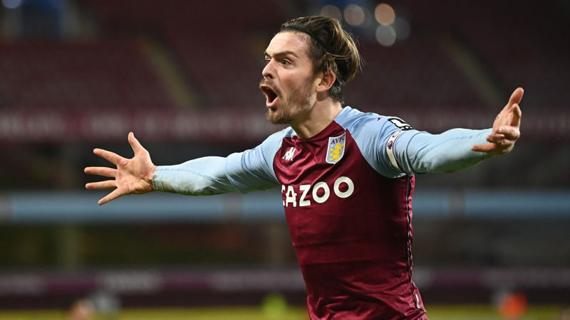 Jack Grealish sắp gia nhập Man City với giá 100 triệu bảng. (Ảnh: Getty Images) 