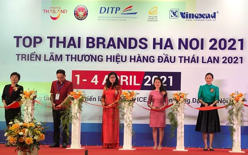 Hoạt động thúc đẩy thương mại giữa Việt Nam và Thái Lan tại Hà Nội. Ảnh TTXVN