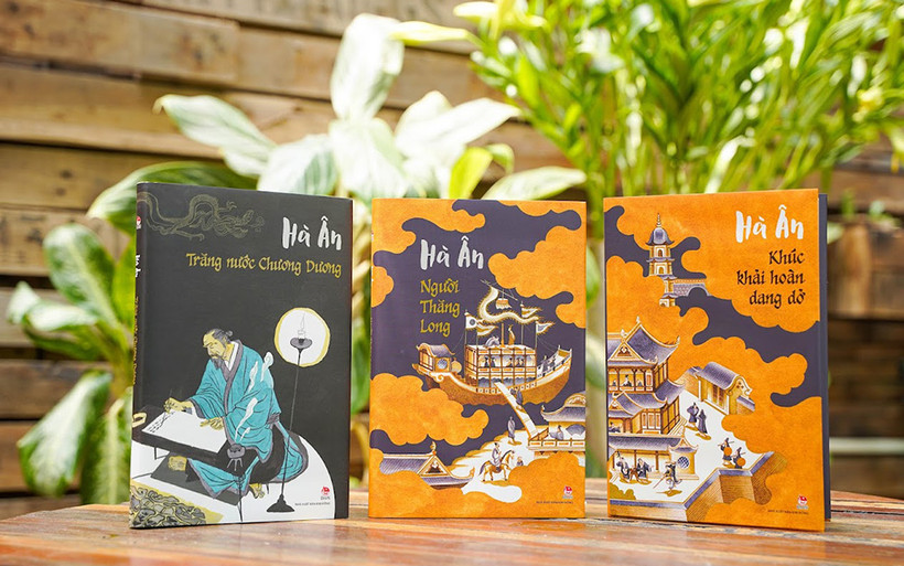Bộ tiểu thuyết lịch sử của nhà văn Hà Ân. (Ảnh: NXB Kim Đồng)