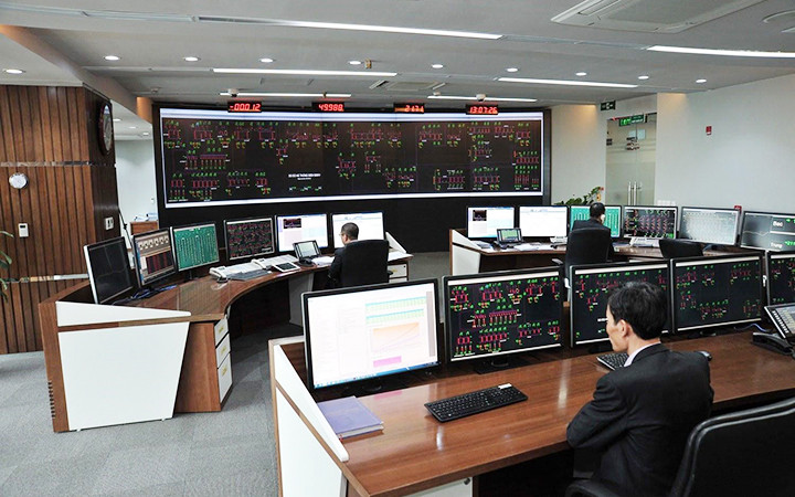 Phòng điều hành Trung tâm Điều độ hệ thống điện quốc gia.