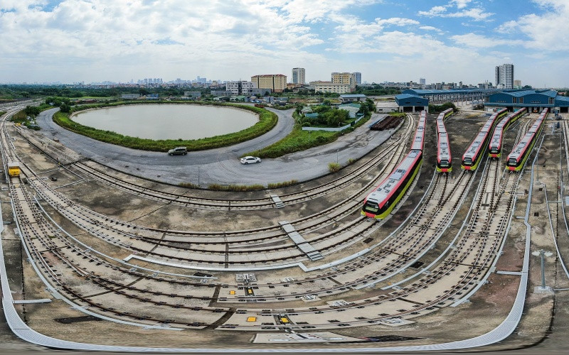 Toàn cảnh khu depot tại Nhổn.