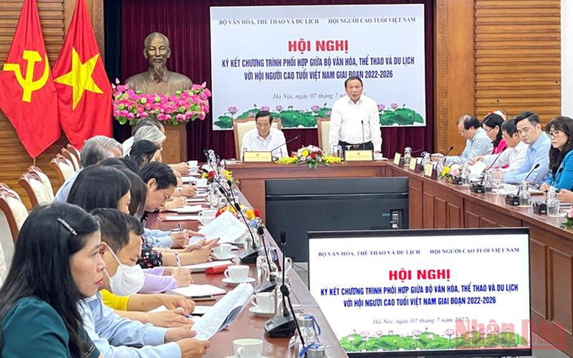 Hội nghị ký kết chương trình hành động giai đoạn 2022-2026 giữa hai cơ quan.