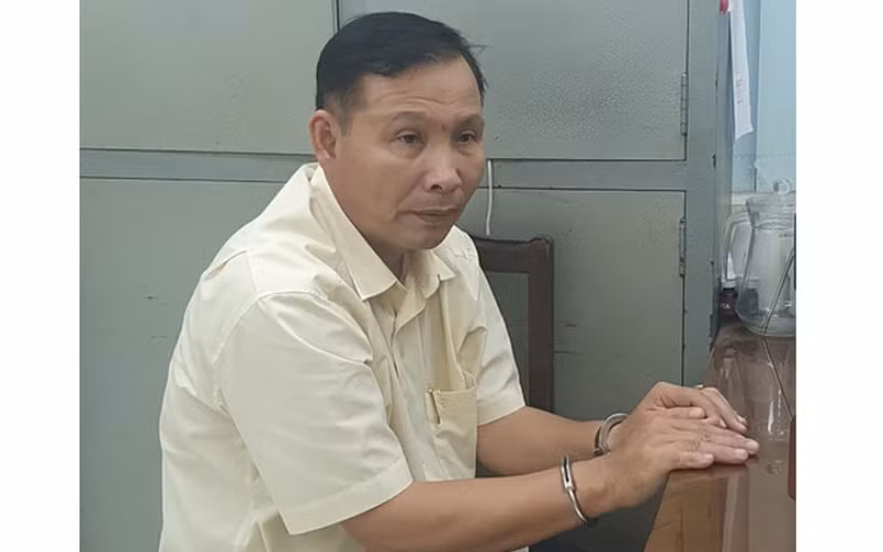 Đối tượng Nguyễn Văn Tài tại cơ quan chức năng. (Ảnh: CACC)