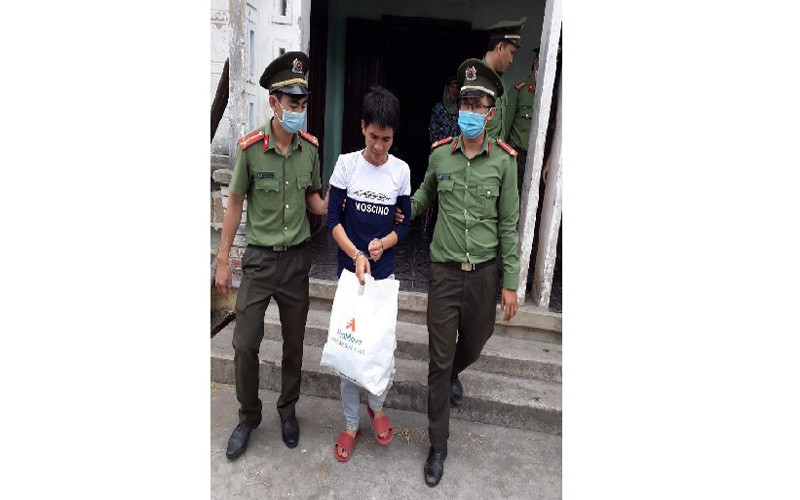 Đối tượng Ngô Công Trứ bị bắt tạm giam về tội “Hoạt động nhằm lật đổ chính quyền nhân dân”. (Ảnh do Công an Phú Yên cung cấp)