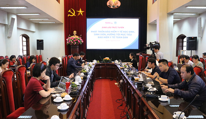 Giao lưu trực tuyến: Phát triển bảo hiểm y tế học sinh, sinh viên, hướng tới mục tiêu bảo hiểm y tế toàn dân