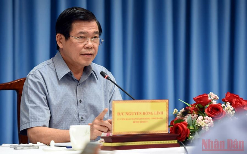 Bí thư Tỉnh ủy Đồng Nai Nguyễn Hồng Lĩnh. (Ảnh: THIÊN VƯƠNG)