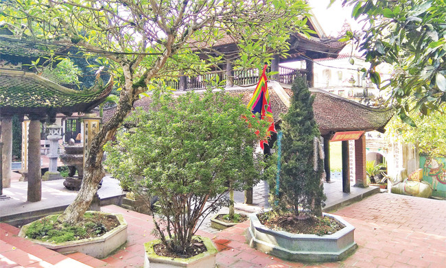 Một góc đền Sái.