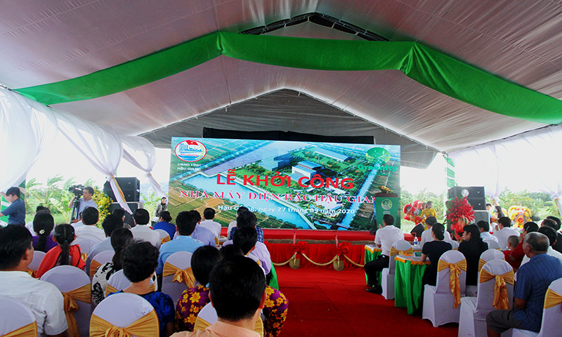 Khởi công Nhà máy điện rác Hậu Giang