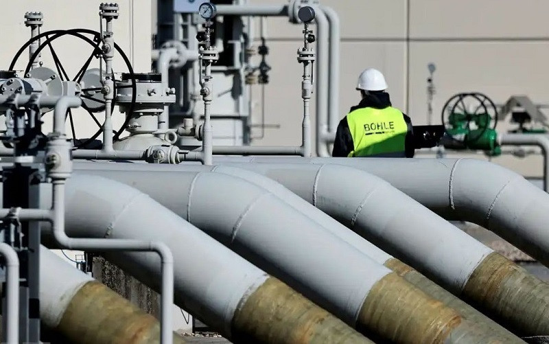 Hệ thống đường ống dẫn khí của dự án Dòng chảy phương Bắc của Nga. (Ảnh: Reuters)