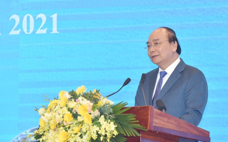 Thủ tướng Nguyễn Xuân Phúc dự và chỉ đạo Hội nghị tổng kết công tác năm 2020 và triển khai nhiệm vụ năm 2021 của ngành Công Thương.