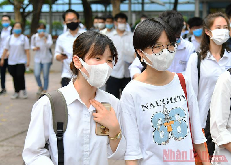 Thí sinh của Kỳ thi tốt nghiệp THPT 2020. Ảnh: THUỶ NGUYÊN