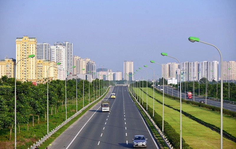 Đại lộ Thăng Long, phía Tây Nam Thủ đô Hà Nội. (Ảnh: tuyengiao.vn)