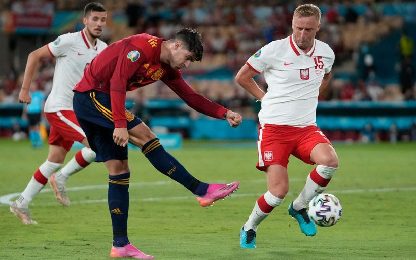 Dứt điểm kém khiến Tây Ban Nha phải chấp nhận trận hòa thất vọng thứ 2 liên tiếp. (Ảnh: Getty Images)