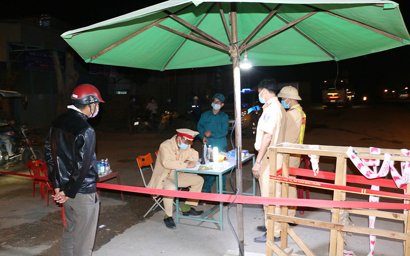 Chốt kiểm soát phòng chống dịch ở Gia Lai.