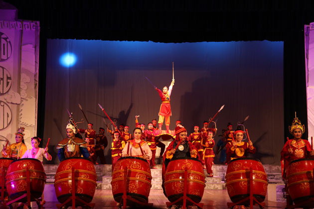 Vở dân ca "Chói rạng sơn hà" giành giải vàng tại Liên hoan năm 2019. (Ảnh: Cục Nghệ thuật biểu diễn)