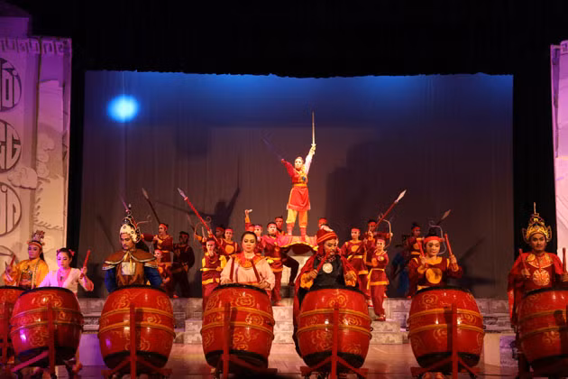 Vở dân ca "Chói rạng sơn hà" giành giải vàng tại Liên hoan năm 2019. (Ảnh: Cục Nghệ thuật biểu diễn)